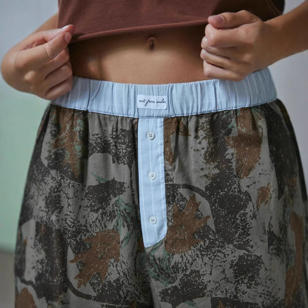 Loose Camouflage Baggy Pant For Women