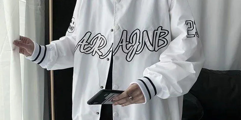 Italian corduroy baseball jacket