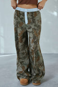 Loose Camouflage Baggy Pant For Women
