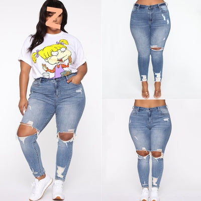 Women Clothes Ripped Plus Size Ladies Denim Pants JeansWomen’s Ripped Denim TrousersWomen’s Plus Size Boyfriend JeansTrendy Distressed Jeans WomenStretch Ripped Jeans for WomenPlus Size Skinny Ripped JeansPlus Size Ripped Jeans WomenLadies Plus Size Denim PantsHigh Waist Plus Size JeansFashion Ladies Plus Size JeansCurvy Fit Distressed JeansCasual Plus Size Denim PantsBlue Ripped Plus Size Jeans