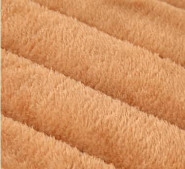 Close-up of soft, plush polyester fabric used in Men’s casual winter jacketWinter Men Jacket.