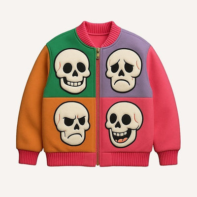 Fashion Casual Printed Baseball Jacket