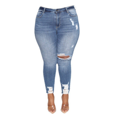 Women Clothes Ripped Plus Size Ladies Denim Pants JeansWomen’s Ripped Denim TrousersWomen’s Plus Size Boyfriend JeansTrendy Distressed Jeans WomenStretch Ripped Jeans for WomenPlus Size Skinny Ripped JeansPlus Size Ripped Jeans WomenLadies Plus Size Denim PantsHigh Waist Plus Size JeansFashion Ladies Plus Size JeansCurvy Fit Distressed JeansCasual Plus Size Denim PantsBlue Ripped Plus Size Jeans