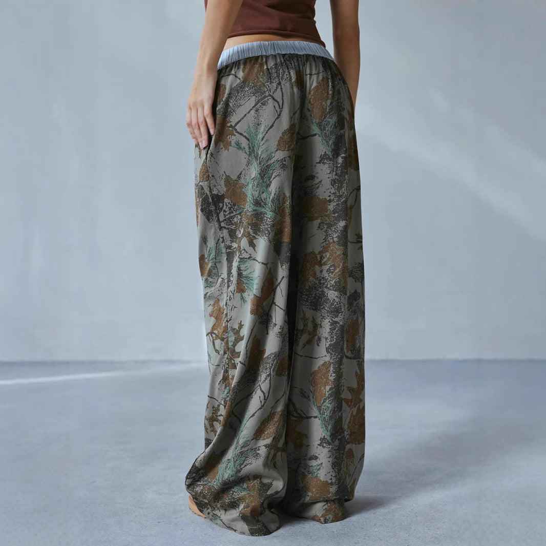Loose Camouflage Baggy Pant For Women