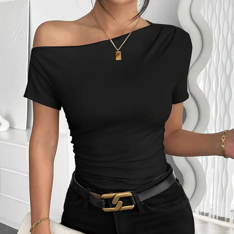 Women's One-Shoulder Top