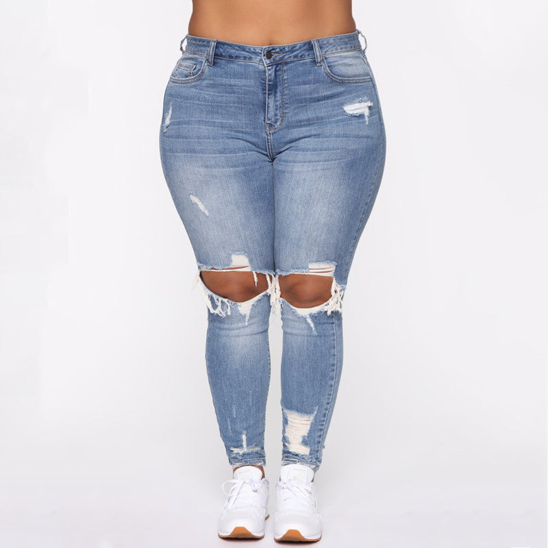 Women Clothes Ripped Plus Size Ladies Denim Pants JeansWomen’s Ripped Denim TrousersWomen’s Plus Size Boyfriend JeansTrendy Distressed Jeans WomenStretch Ripped Jeans for WomenPlus Size Skinny Ripped JeansPlus Size Ripped Jeans WomenLadies Plus Size Denim PantsHigh Waist Plus Size JeansFashion Ladies Plus Size JeansCurvy Fit Distressed JeansCasual Plus Size Denim PantsBlue Ripped Plus Size Jeans