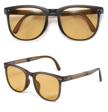 Occhiali da sole pieghevoli